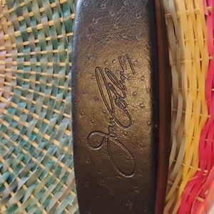 Joan Collins signature eyeglass case